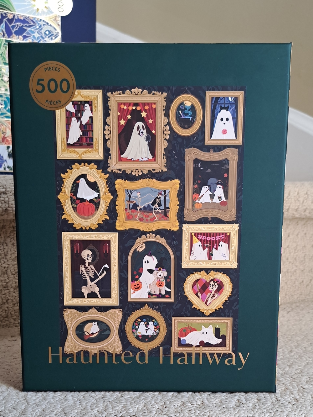 HOBBRY Haunted Hallway 500 Piece Jigsaw Puzzle New!